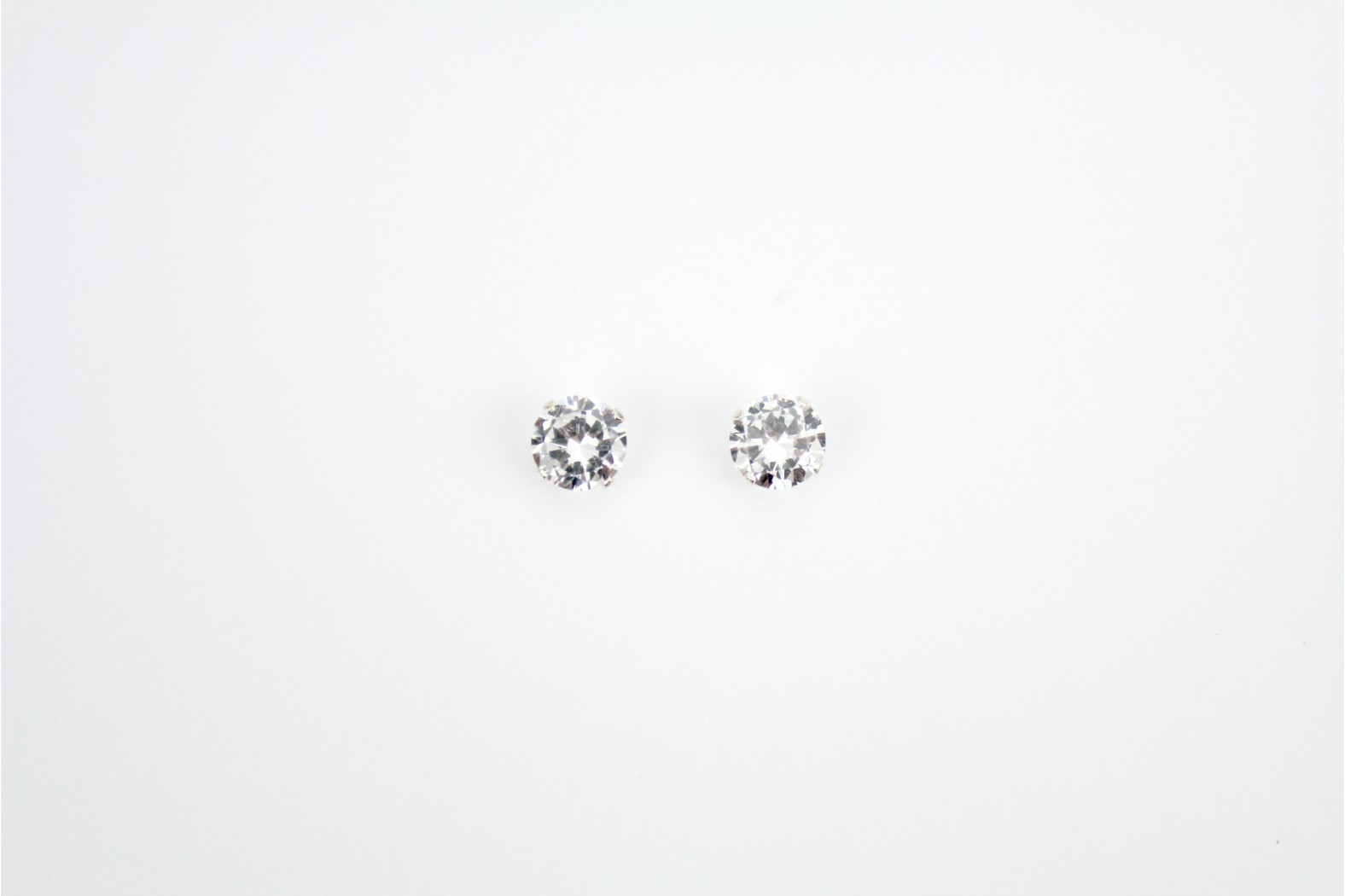 Austrian Crystal claw set stud earrings faceted shaped Large